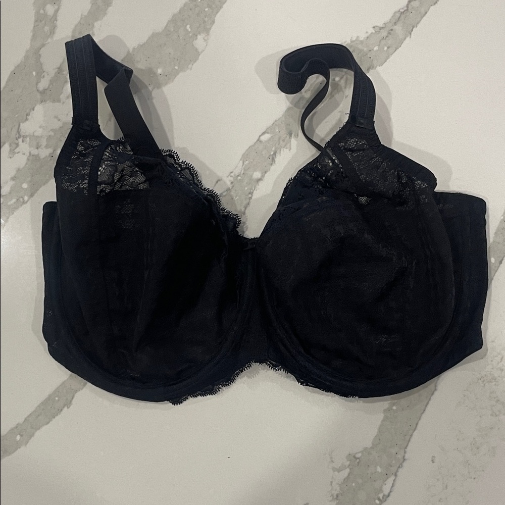Panache Black Lace Underwire Bra